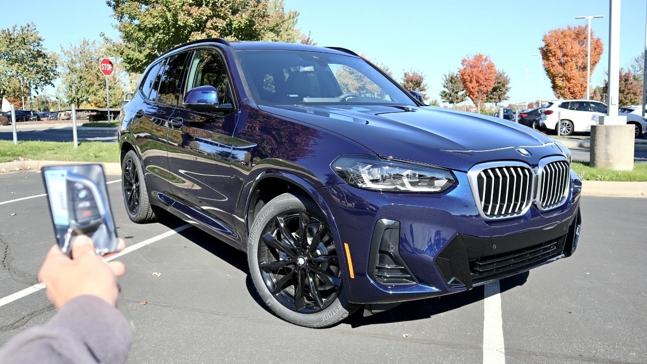 2022 BMW X3 sDrive30i: Start Up, Test Drive, Walkaround, POV and Review