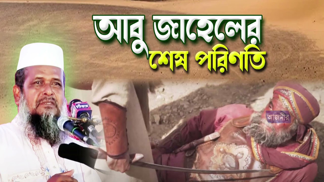 আবু জাহেলের শেষ পরিণতি । তোফাজ্জল হোসেন ভৈরবী । tofazzal hossain bhairovi | bangla waz |
