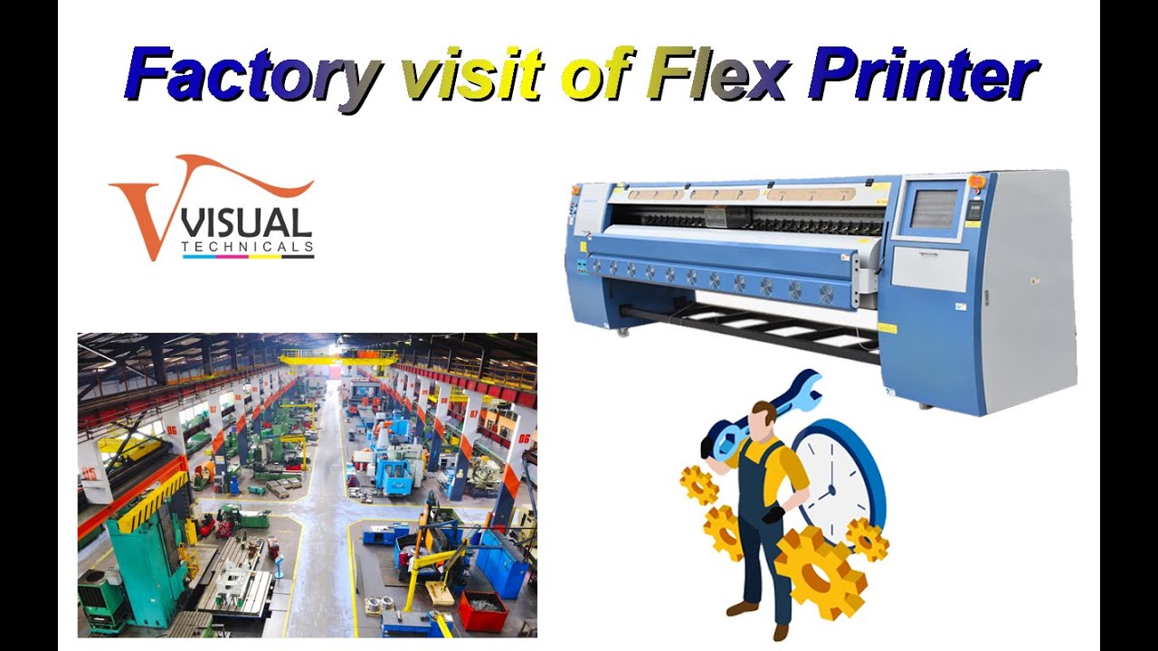 Factory visit of Flex  Printer | Full Details of Solvent Printer | All Specifications of Spare Parts