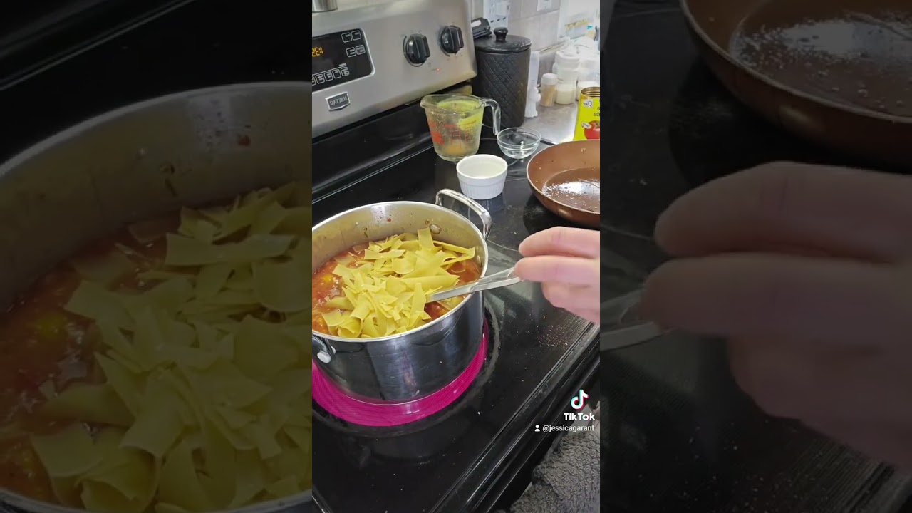 LASAGNASOUP .. la meilleur #food #cooking #viralvideo 