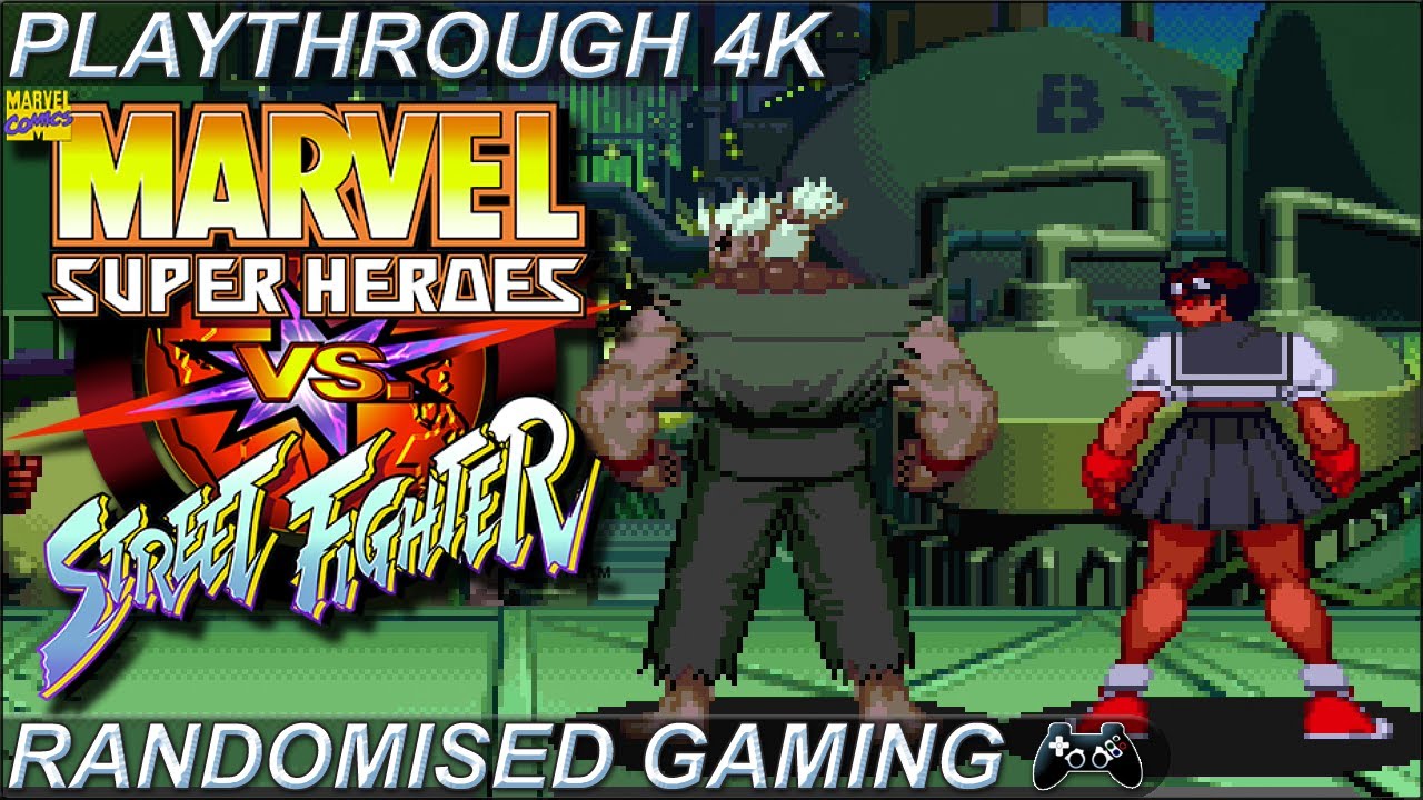Marvel Super Heroes vs. Street Fighter, Arcade, 1CC Wolverine playthrough with Dark Sakura Fight