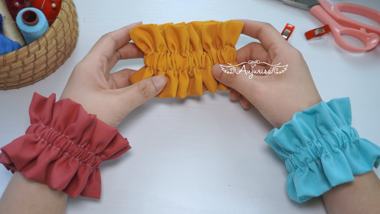 WIDE Scrunchies ❤️ How to Make Large Scrunchies as Bracelet - DIY Scrunchie Bracelet