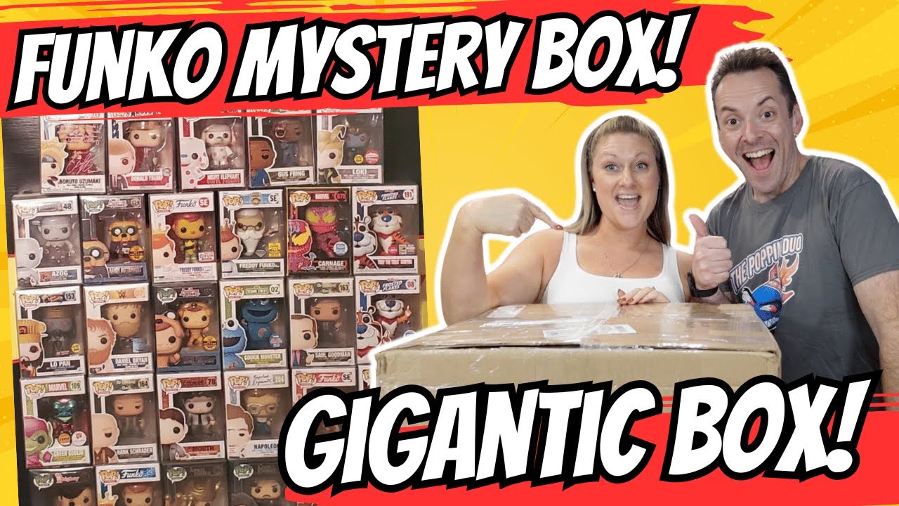 The BEST VIDEO EVER opening up a $100 Funko Pop Mystery Box Unboxing!