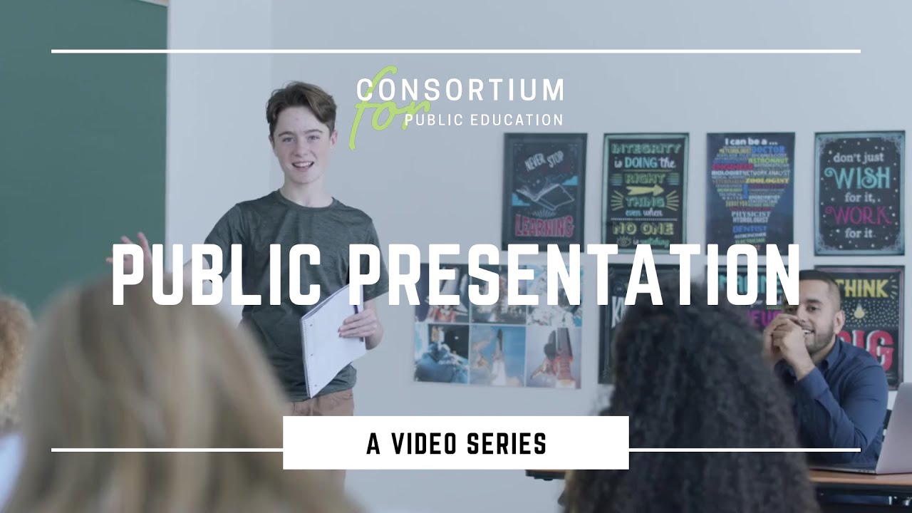 Project-Based Learning Explained:  Public Presentation