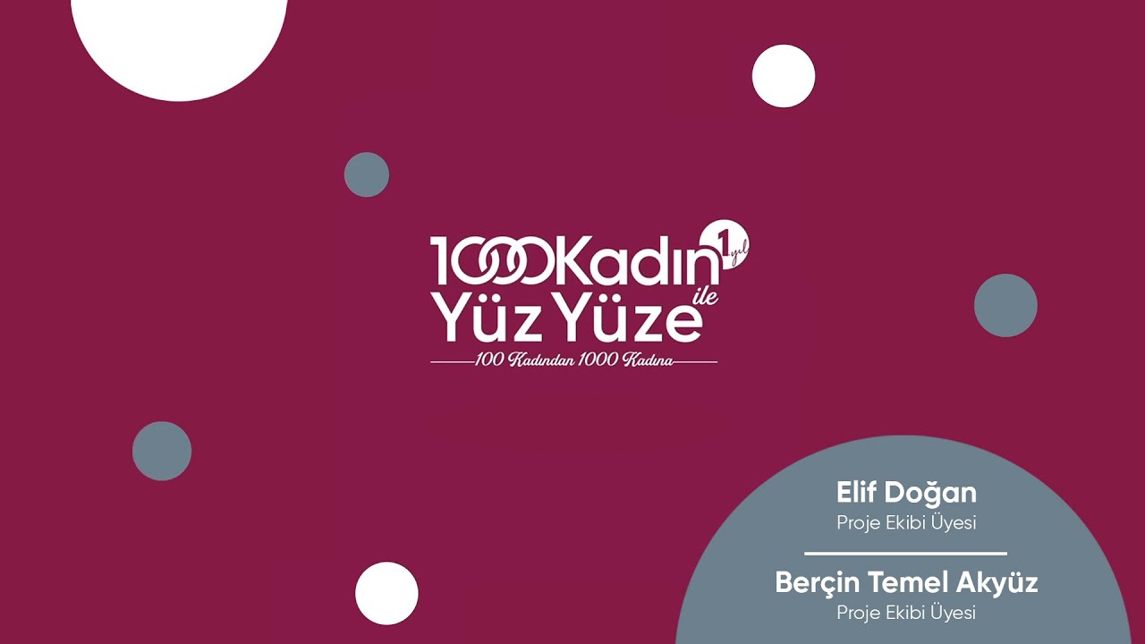 100 Kadın ile Y&uuml;z Y&uuml;ze / Proje Ekibimizden Elif Doğan ve Ber&ccedil;in Temel Aky&uuml;z