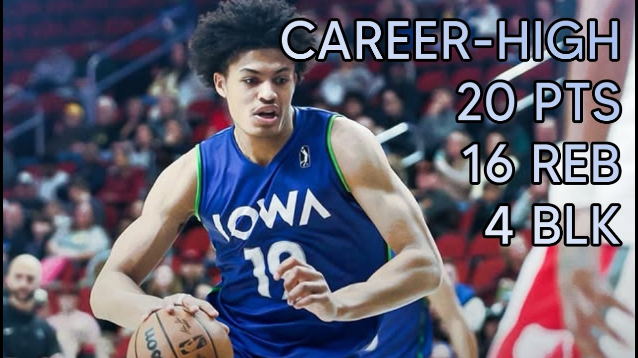 Joan Beringer CAREER-HIGH 20 PTS, 16 REB, 4 BLK vs Memphis Hustle