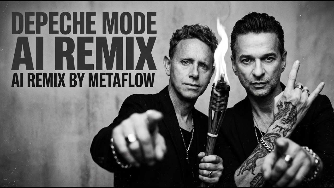 Depeche Mode Inspired Dark Synthpop AI REMIX