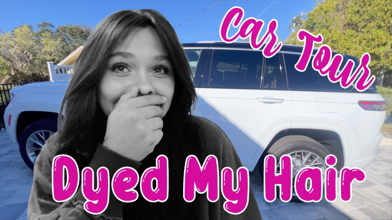 NEW CAR TOUR! EMMA DYED HER HAIR! WOW! EMMA AND ELLIE