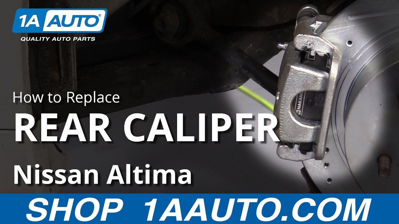How to Replace Rear Caliper 06-12 Nissan Altima