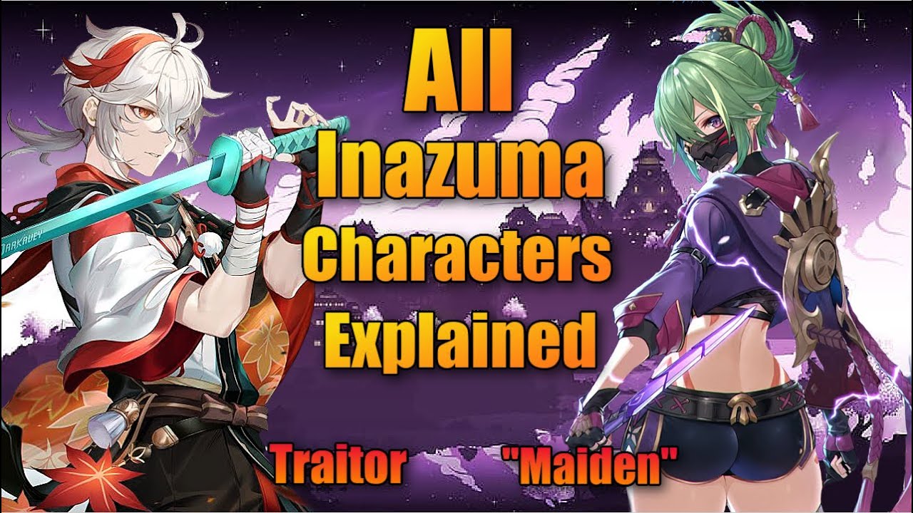 All Inazuma Characters Origins & Lore Explained! - Genshin Impact 5.5  Lore & Story