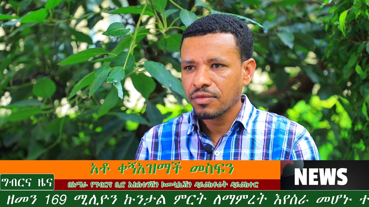 የአ.ብ.ክ.መ ግብርና ቢሮ በ2016/17 ምርት ዘመን 169 ሚሊዮን ኩንታል ምርት ለማምረት እየሰራ ስለመሆኑ ከአቶ ቀኝአዝማች መስፍን ጋር የተደረገ ቆይታ