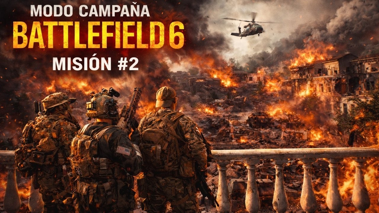 BATTLEFIELD 6 | MODO CAMPAÑA MISIÓN #2 – OPERACIÓN CRÍTICA 🔥