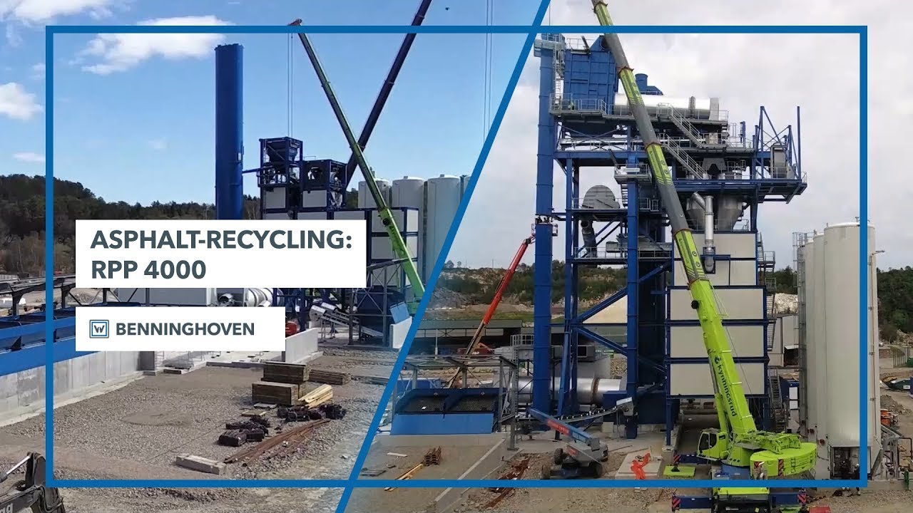 Asphalt-Recycling in Norwegen: Nachhaltigkeit mit Benninghoven RPP 4000