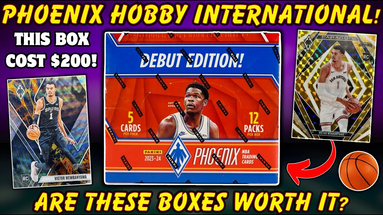 *2023 PHOENIX BASKETBALL INTERNATIONAL HOBBY BOX REVIEW!🏀 ARE THESE WORTH IT FOR $200?!🤑
