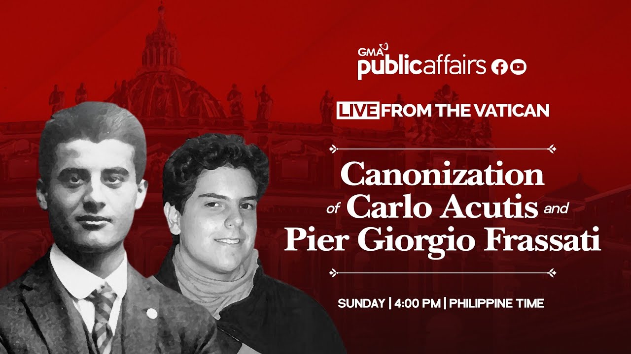 LIVE FROM THE VATICAN - Canonization of Carlo Acutis and Pier Giorgio Frassati