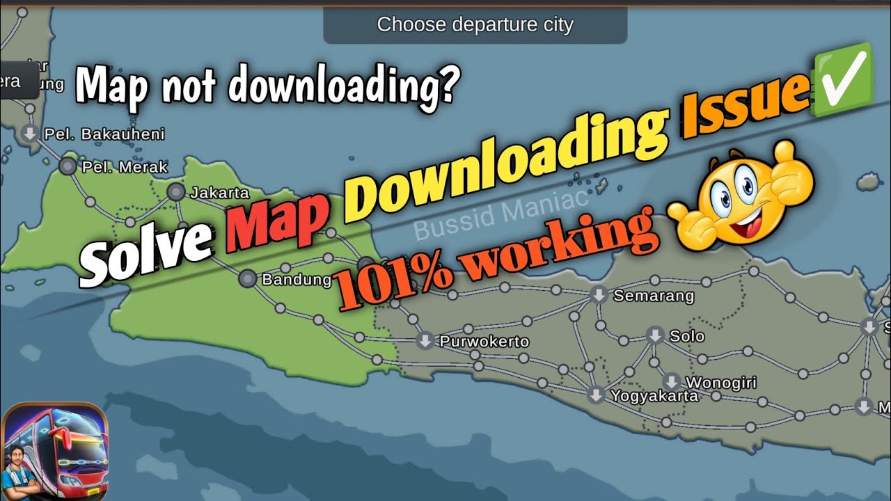 How to solve map downloading problem in Bussid | Bus Simulator Indonesia |Simple trick |100%working✅