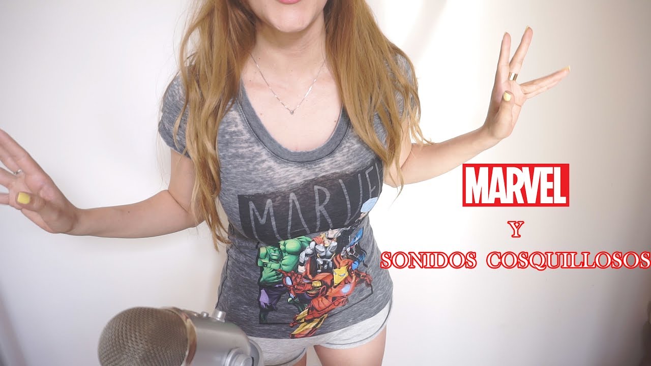 ⭐️ASMR Español⭐️❤️ MARVEL Y SONIDOS COSQUILLOSOS ❤️ | Asmr with Sasha