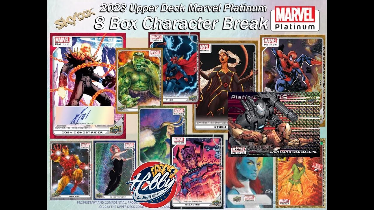 2023 Upper Deck MARVEL PLATINUM 1 Case (8 Box) CHARACTER Break #8 eBay 06/06/24