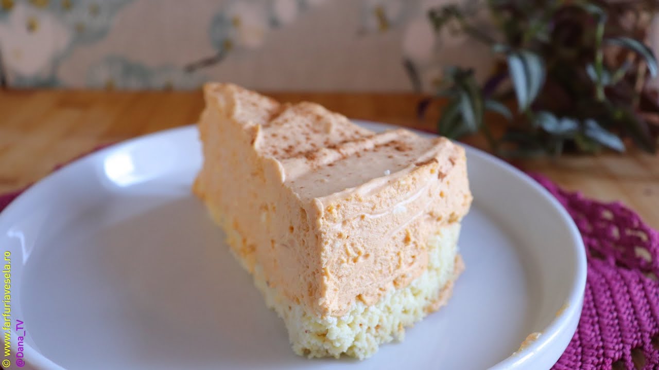 Cheesecake cu dovleac (Fara zahar sau gluten) | Farfuria Vesela