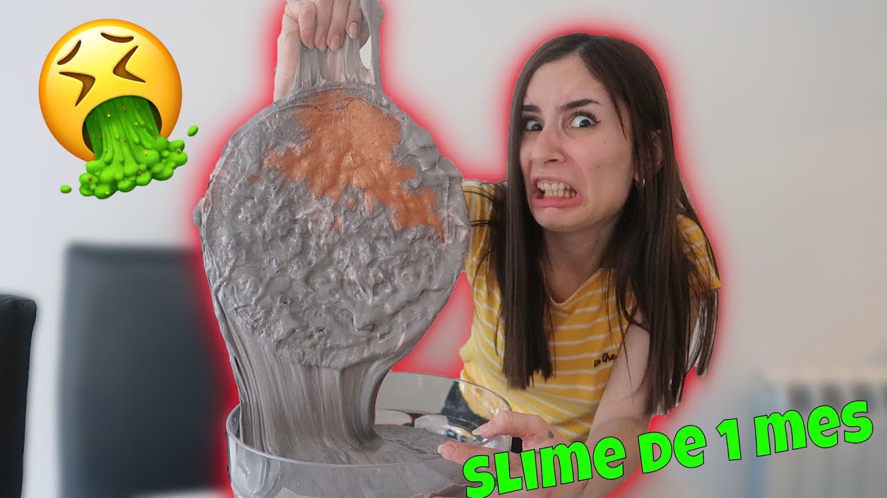 NO PUEDO CREER COMO QUEDÓ MI SLIME LUEGO DE UN MES | Melina Vallejos
