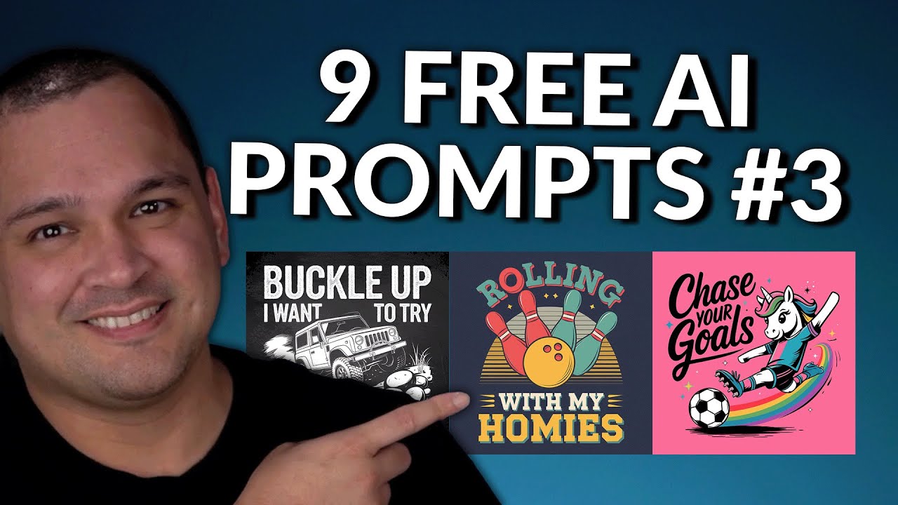 9 FREE Easy to Use Ideogram AI Prompts Ep. 3