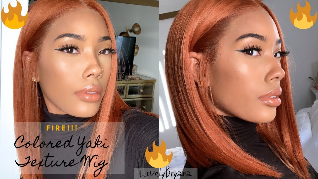 Fire Swiss Lace Burnt Orange Yaki Full Lace Wig | LovelyBryana x RPGShow