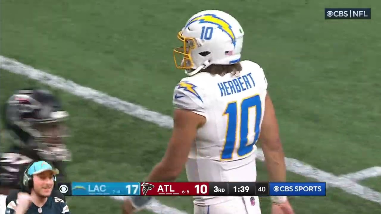Chargers Fan Mikeyy Reacts To LA Chargers vs ATL Falcons Game Highlights NFL 2024 Season Week 13