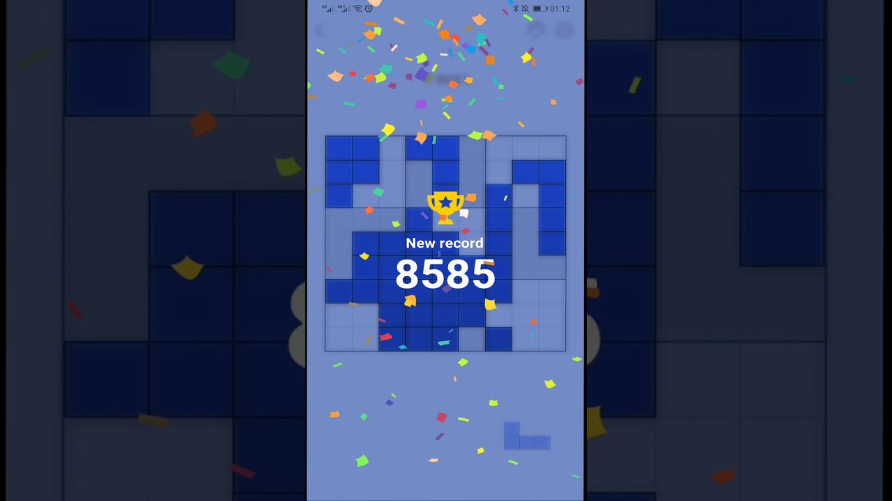 BlockuDoku!!! 8585 points !!! Soooo much excited!!!!
