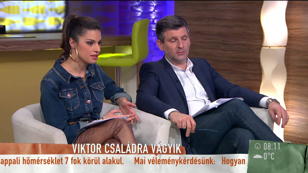 Varga Viktor Cinthyáról: ˝ő az ideális nő és társ˝-2016.02.12.-tv2.hu/mokka