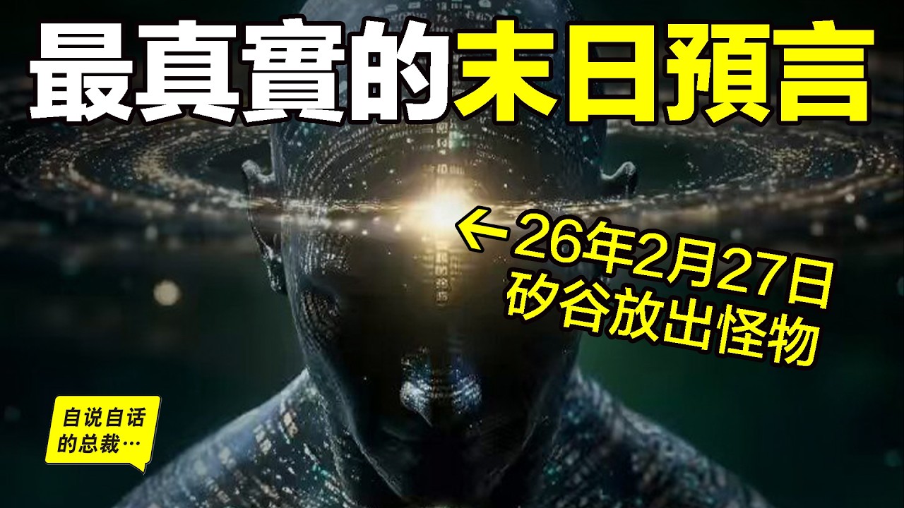 2026年2月27日：AI接管世界的第一天！它只用了20秒，硅谷已將全人類出賣&hellip;&hellip; |自說自話的總裁