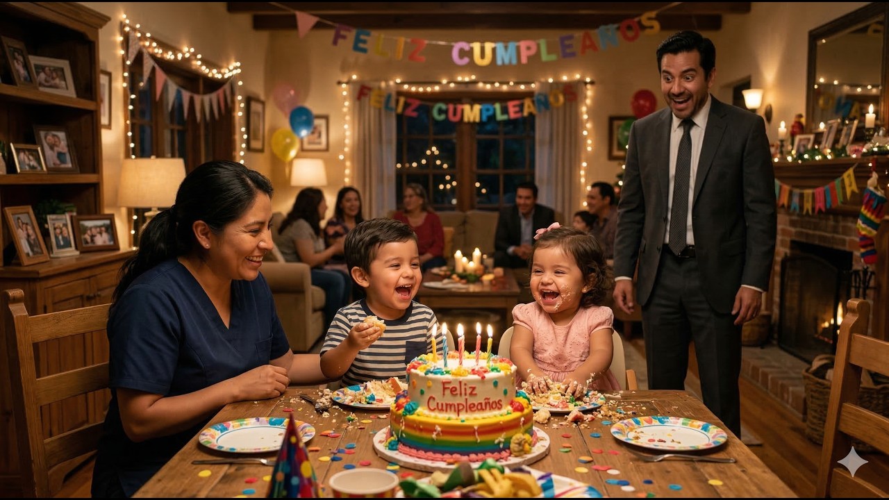 EL BILLONARIO ESTABA TRISTE: NADIE RECORDÓ SU CUMPLEAÑOS — HASTA QUE LLEGÓ LA NIÑERA CON SUS HIJOS