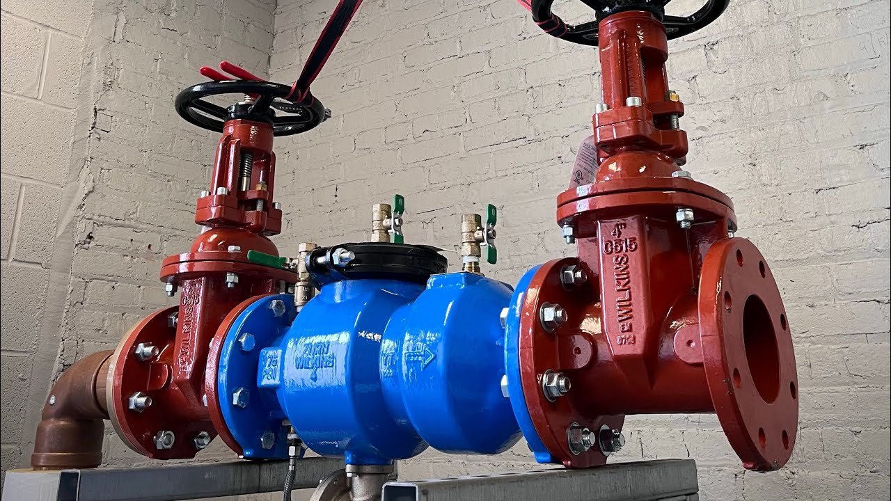 Plumbers Install Commercial Backflow Preventer!
