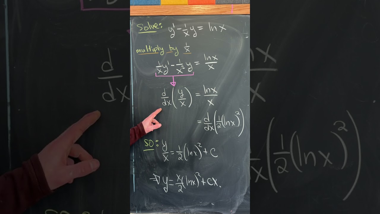 first order linear differential equation