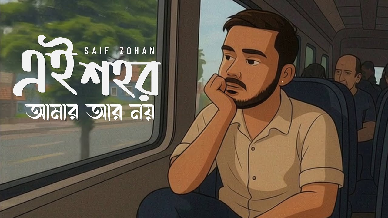এই শহর আমার আর নয় | Ei Shohor Amar Ar Noy | Saif Zohan | Lyrical Video | Bangla New Song 2025