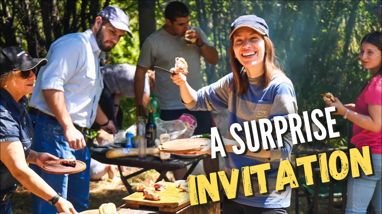 CHANGE OF PLANS! 🤪  We Were Invited to an ARGENTINE BBQ in the Countryside of Patagonia, Argentina