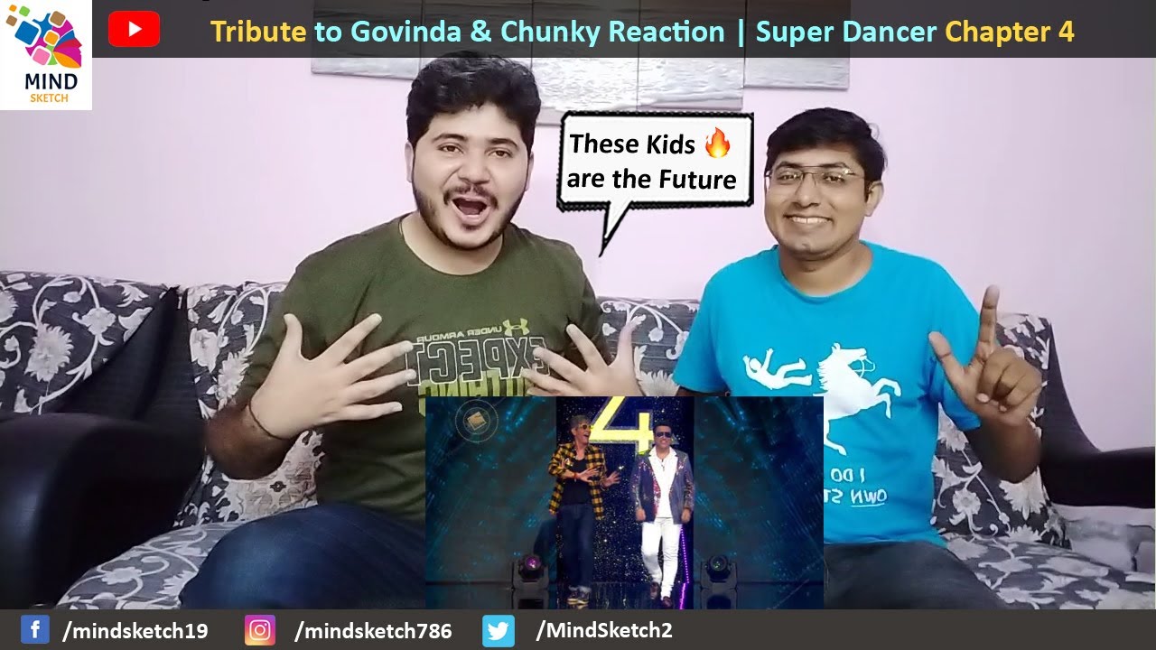 Super Dancer Chapter 4 Dance Reaction | Tribute to Govinda & Chunky Reaction | Super Dancer Tribute