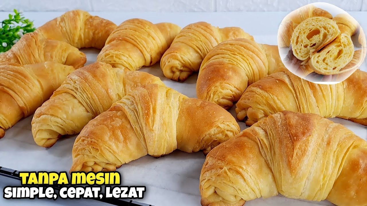 Resep CROISSANT Tanpa Korsvet, OVEN TANGKRING | Pakai Tehnik Ini, Simple, Berlapis, Anti Gagal !!