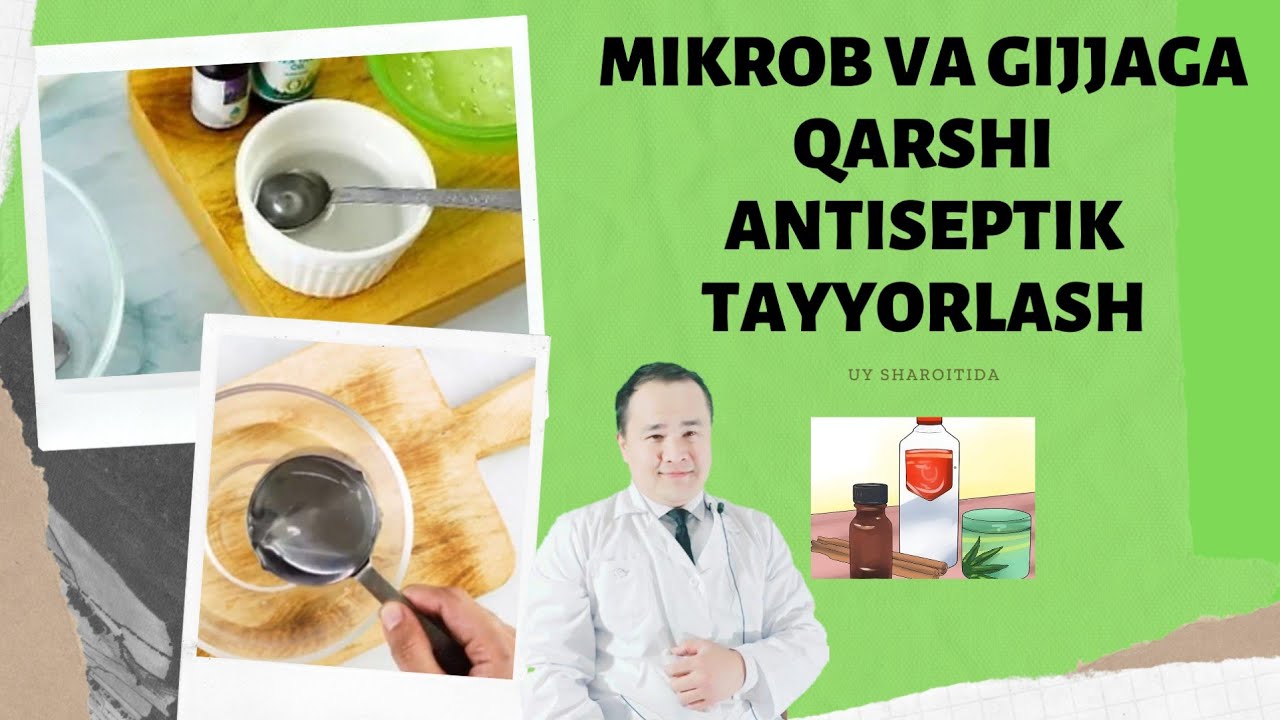 ИНФЕКЦИЯ МИКРОБЛАР ВА ГИЖЖА ТУХУМИГА ҚАРШИ СУЮҚЛИК ТАЙЁРЛАШ УЙ ШАРОИТИДА