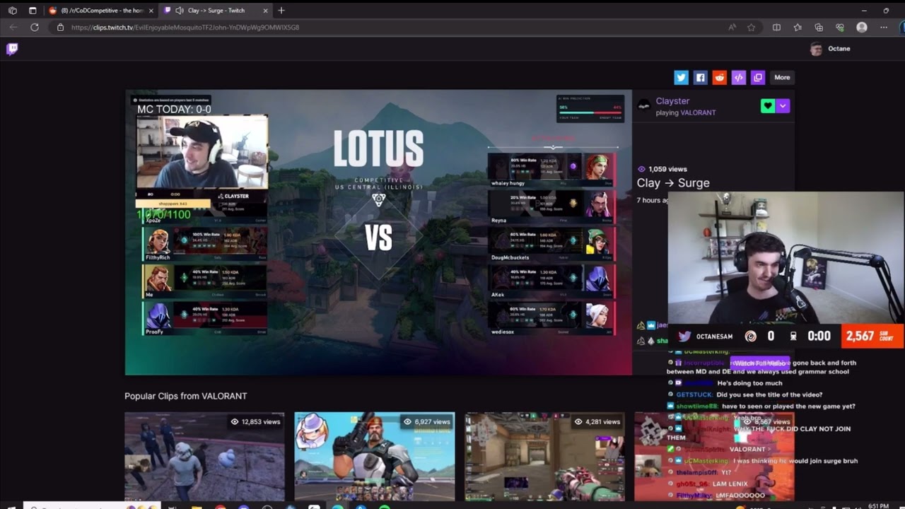 Octane Reacts to How Clayster Would Have Joined Seattle Surge