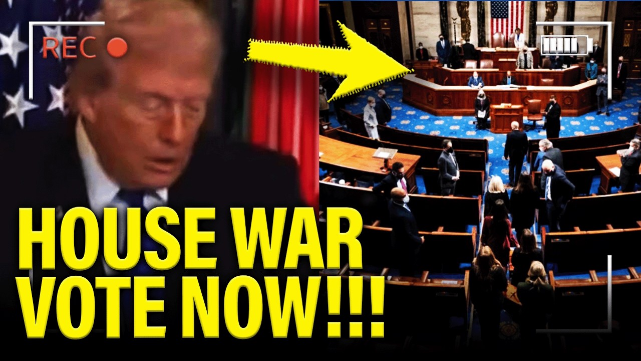 Trump GOES PSYCHO over House WAR VOTE!!