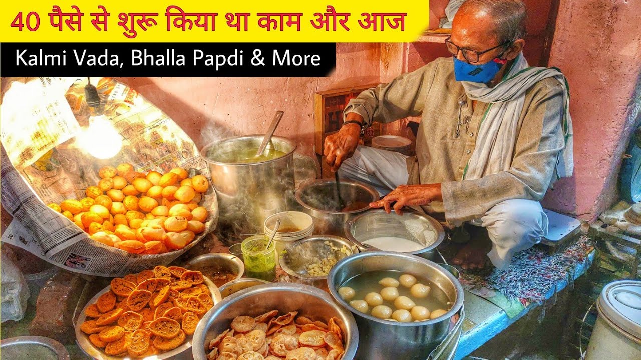 Indian Street Chaat Heaven || Kalmi Vada, Bhalla Papdi & More || Padam Chaat Corner