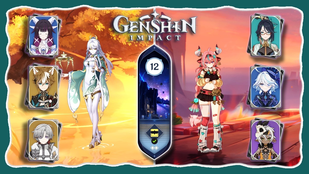 Abyss 6.4【 Zibai & Varesa | #genshinimpact 】 Genshin Impact