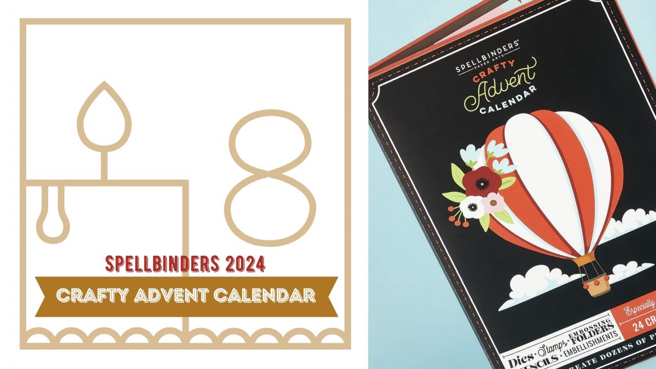 Day 8 Spellbinders 2024 Craft Advent Calendar with Embossing Folder Techniques