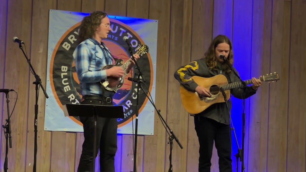 Billy Strings and Michael Daves at Blueridge Guitar Camp 2024