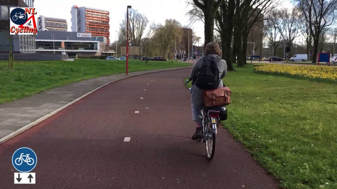 Upgraded Main Cycle Route in Utrecht (Netherlands) sped-up