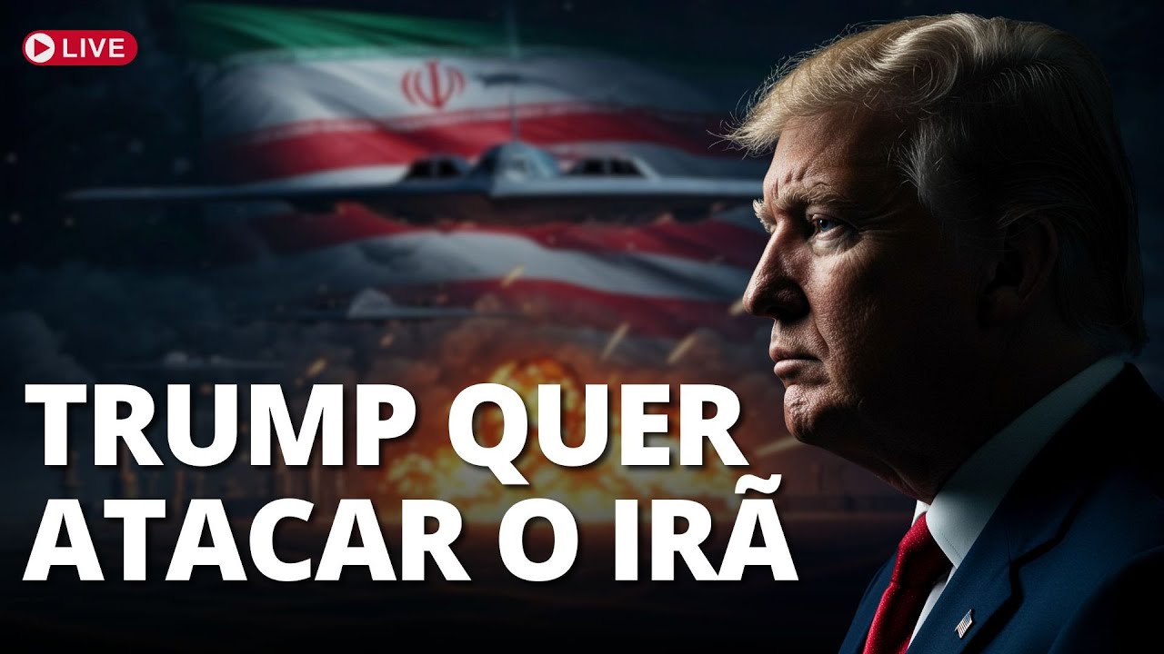 Trump quer ATACAR o IRÃ? - AO VIVO - 24/02/2026