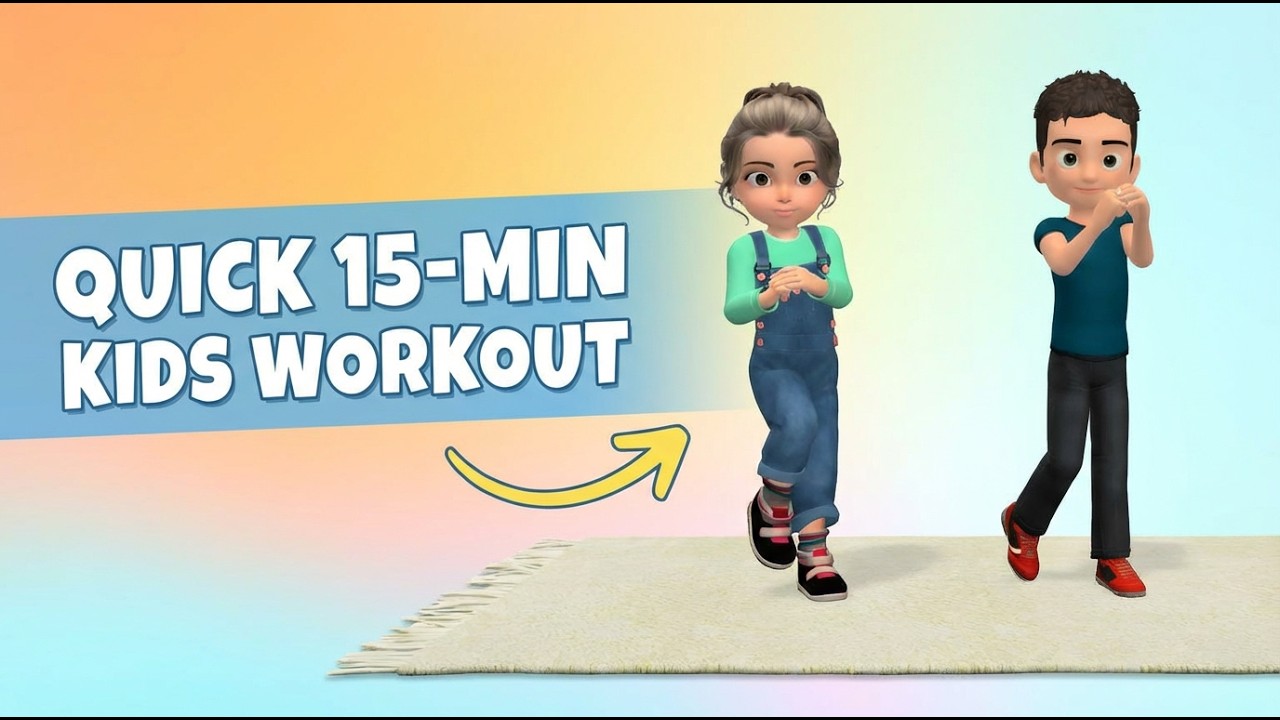 Busy Parents: Quick 15-Min Kids Workout For Fit Fun!