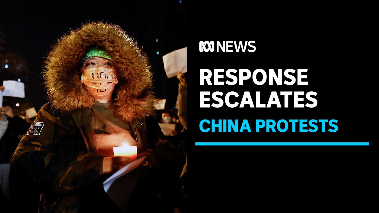 Protesters rally against China's COVID-19 lockdowns despite increasing arrests | ABC News