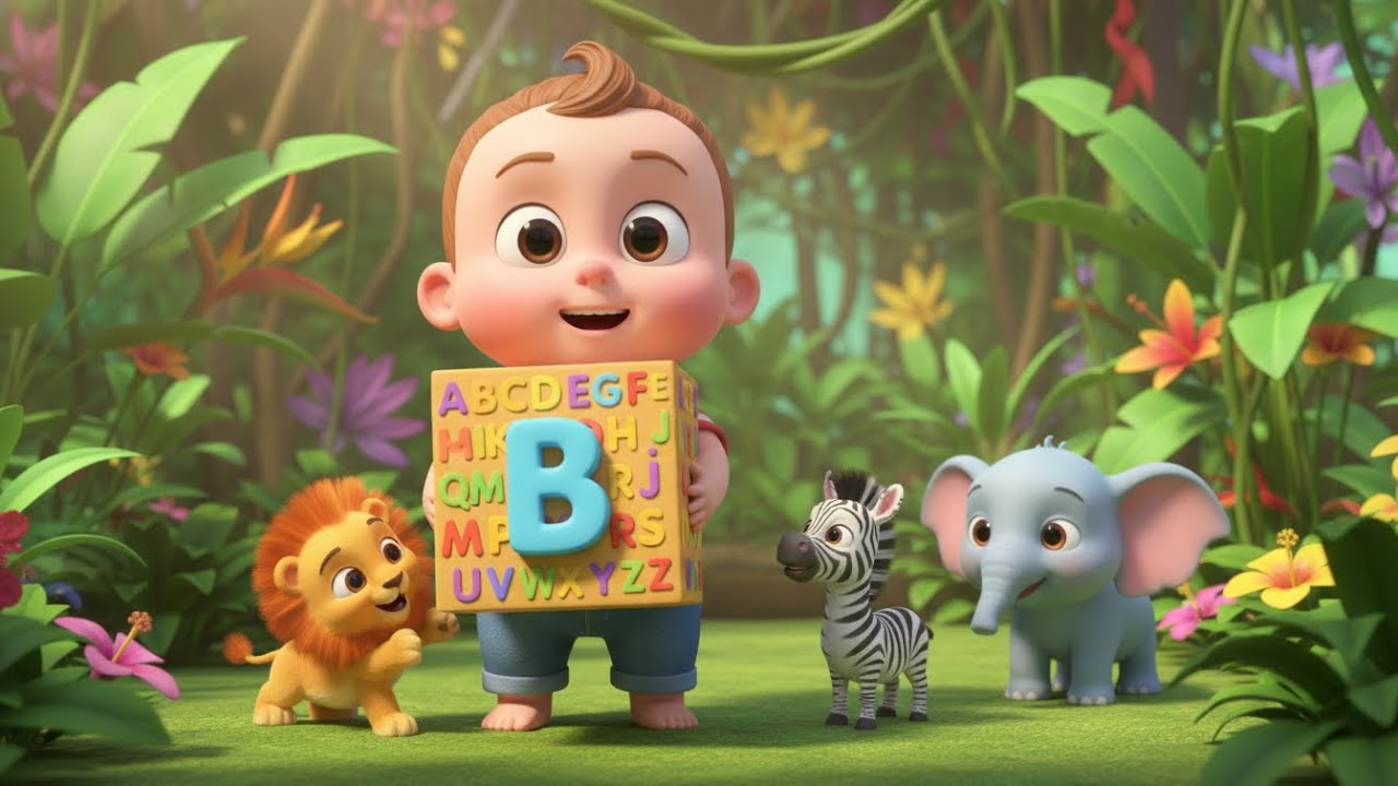 ABC Surprise Box with Animals 1 | kids nursery rhymes | Baby Song, Alphabet & Animals Cartoon 🐶🦁🎁