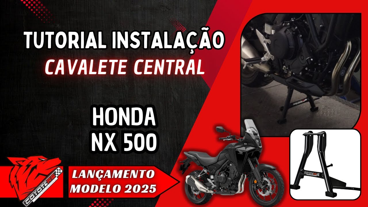 Cavalete Central - Honda NX 500 - CC022